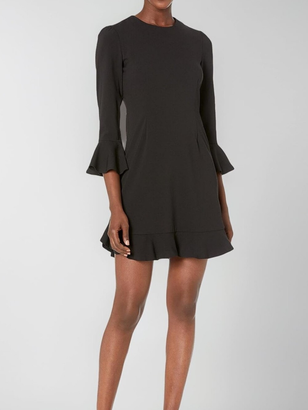 Jill by Jill Stuart Ruffle Mini Dress With 3/4 Bell Sleeves Sz 4